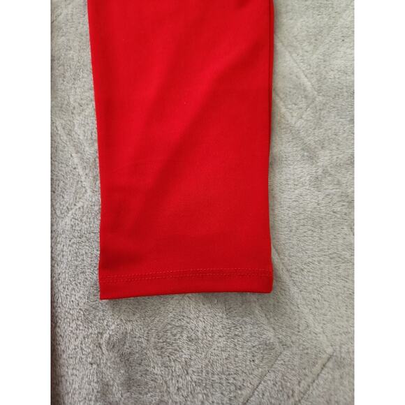 LIZ CLAIBORNE Red Liquid Knit Top Jeweled Keyhole Neckline Size XL OX - Picture 11 of 11